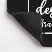 Bridal Wedding Mama Mutter des Bräutigams Mousepad (Ecke)