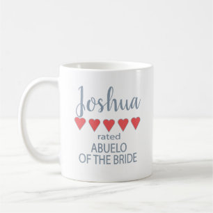 Bridal & Wedding Party 5 Herz Abuelo Braut Kaffeetasse