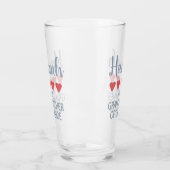 Bridal & Wedding Party 5 Herz Großmutter o Bride Glas (Links)