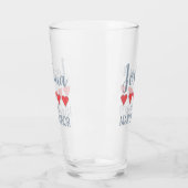 Bridal & Wedding Party 5 Herz Mann der Ehre Glas (Links)