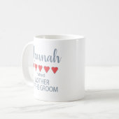 Bridal & Wedding Party 5 Herz Mutter des Gräuels Kaffeetasse (Vorderseite Links)
