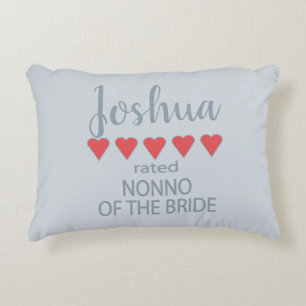 Bridal & Wedding Party 5 Herz ohne Braut Dekokissen