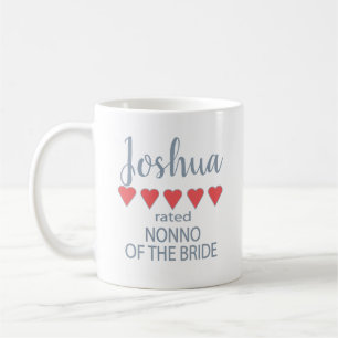 Bridal & Wedding Party 5 Herz ohne Braut Kaffeetasse