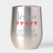 Bridal & Wedding Party 5 Herz Stepfather Groom (Rückseite)