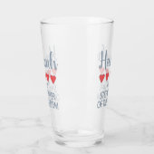 Bridal & Wedding Party 5 Herz Stepmutter von Groom Glas (Links)