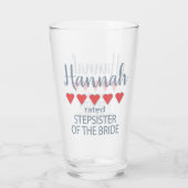 Bridal & Wedding Party 5 Herz StepSchwester von Br Glas (Rückseite)
