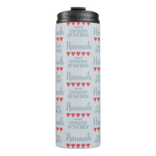 Bridal & Wedding Party 5 Herz StepSchwester von Br Thermosbecher