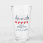 Bridal & Wedding Party 5 Herz StepSchwester von Gr Glas (Rückseite)