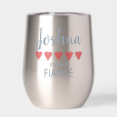 Bridal & Wedding Party 5 Herz-Verlobte (Rückseite)