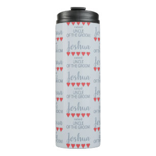 Bridal & Wedding Party 5 Herzenslein Thermosbecher