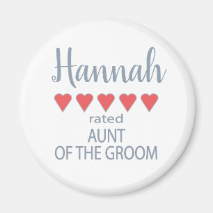Bridal & Wedding Party 5 Herzenssadt Magnet
