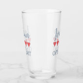 Bridal & Wedding Party 5 Herzenssänger Glas (Rechts)