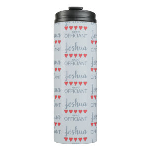 Bridal & Wedding Party 5 Herzenssänger Thermosbecher