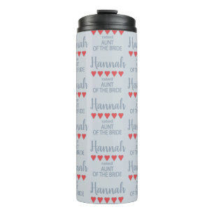 Bridal & Wedding Party 5 Herzenssante Thermosbecher