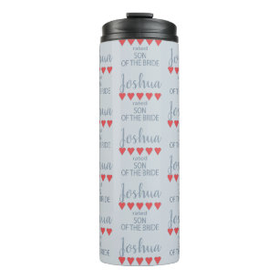 Bridal & Wedding Party 5 Herzensson Thermosbecher