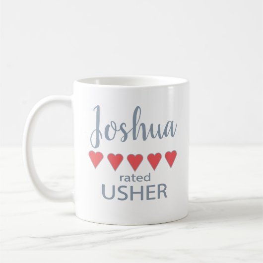 Bridal & Wedding Party 5 Herzensstifter Kaffeetasse (Links)