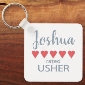 Bridal & Wedding Party 5 Herzensstifter Schlüsselanhänger (Vorderseite)