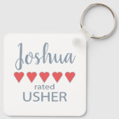 Bridal & Wedding Party 5 Herzensstifter Schlüsselanhänger (Rückseite)