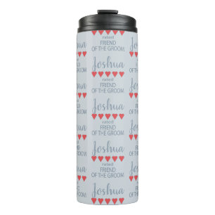Bridal & Wedding Party 5 Herzfreund am Groom Thermosbecher