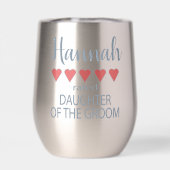 Bridal & Wedding Party 5 Herztochter am Groom (Rückseite)