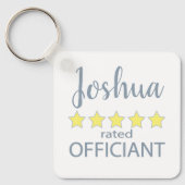 Bridal & Wedding Party 5 Sterne Beamter Schlüsselanhänger (Vorderseite)
