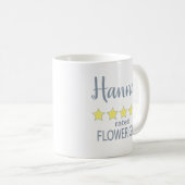 Bridal & Wedding Party 5 Sterne Blumenmädchen Kaffeetasse (VorderseiteRechts)