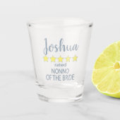 Bridal & Wedding Party 5 Sterne Bride Schnapsglas (Vorderseite)