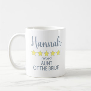 Bridal & Wedding Party 5 Sterne Bride Tante Kaffeetasse