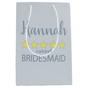 Bridal & Wedding Party 5 Sterne Bridesmaid Mittlere Geschenktüte