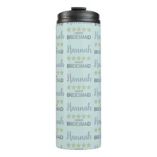 Bridal & Wedding Party 5 Sterne Bridesmaid Thermosbecher