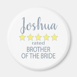 Bridal & Wedding Party 5 Sterne Bruder von Bride Magnet