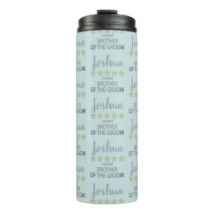 Bridal & Wedding Party 5 Sterne Bruder von Groom Thermosbecher