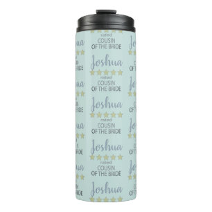 Bridal & Wedding Party 5 Sterne Cousin Thermosbecher