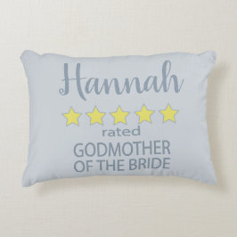 Bridal & Wedding Party 5 Sterne Godmutter von Brid Dekokissen