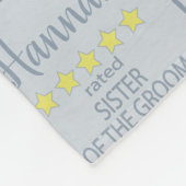 Bridal & Wedding Party 5 Sterne Groom Fleecedecke (Ecke)