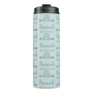 Bridal & Wedding Party 5 Sterne Groom Thermosbecher