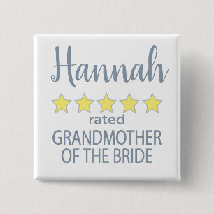 Bridal & Wedding Party 5 Sterne Großmutter von Bri Button