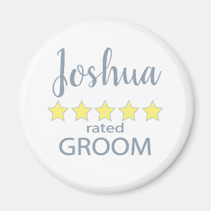 Bridal & Wedding Party 5 Sterne Magnet