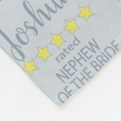 Bridal & Wedding Party 5 Sterne Nephew Bride Fleecedecke (Ecke)