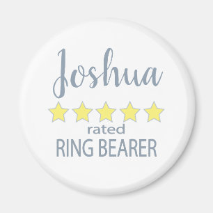 Bridal & Wedding Party 5 Sterne Ring Bearer Magnet