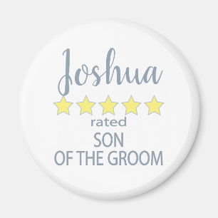 Bridal & Wedding Party 5 Sterne Sohn des Grooms Magnet