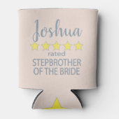 Bridal & Wedding Party 5 Sterne Stepbruder von Bri Dosenkühler (Vorderseite)