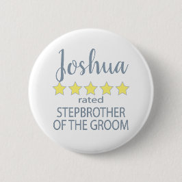 Bridal & Wedding Party 5 Sterne Stepbruder von Gro Button
