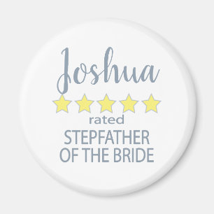 Bridal & Wedding Party 5 Sterne Stepfather of Brid Magnet