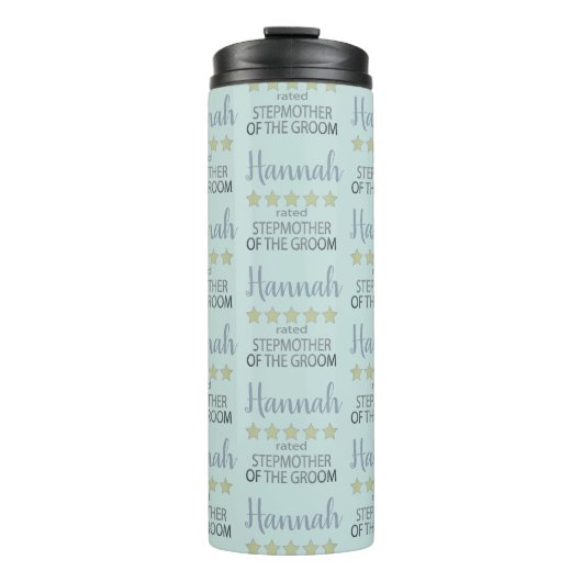 Bridal & Wedding Party 5 Sterne Stepmutter von Gro Thermosbecher (Vorderseite)