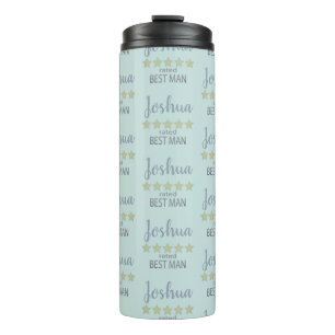 Bridal & Wedding Party 5 Sterne Trauzeuge Thermosbecher