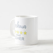 Bridal & Wedding Party 5 Sterne Usher Kaffeetasse (Vorderseite Links)