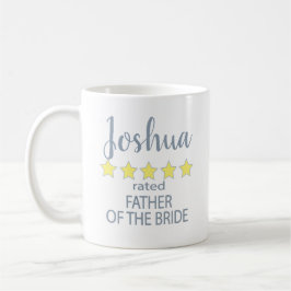 Bridal & Wedding Party 5 Sterne Vater von Bride Kaffeetasse