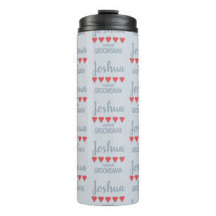 Bridal & Wedding Party 5 Trauzeuge Thermosbecher