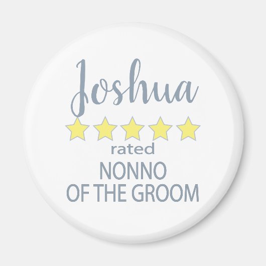 Bridal & Wedding Party mit 5 Sternen Magnet (Vorne)